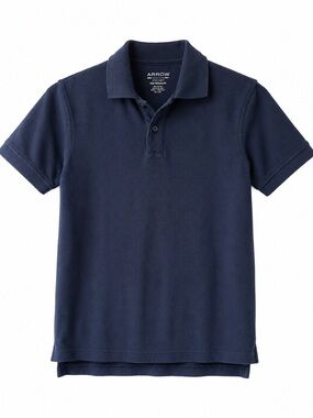 Arrow | Boys Navy Blue Short Sleeve Polo Shirt Size: S (8)